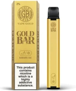 Gold Bar 600 Banana Ice Einweg E-Zigarette 20mg