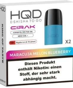 HQD CIRAK 2x2ml Pods Maracuja Melon Blueberry 18mg