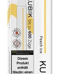 Kubik Einweg E-Zigarette Peach Ice 20mg