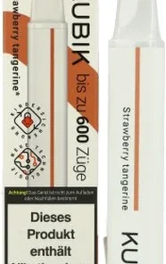 Kubik Einweg E-Zigarette Strawberry Tangerine 20mg