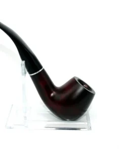 Pfeife Jean Claude, rot-marmoriert, Classic, Half-Bent
