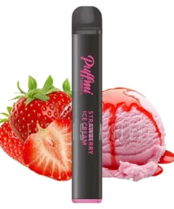 PUFFMI – TX600 Pro – Einweg E-Zigarette – Strawberry Ice Cream – 20mg