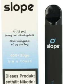 SLOPE Einweg E-Zigarette Gin & Tonic ca. 600 Züge 20mg