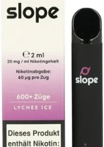 SLOPE Einweg E-Zigarette Lychee Ice ca. 600 Züge 20mg