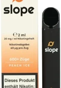 SLOPE Einweg E-Zigarette Peach Ice ca. 600 Züge 20mg