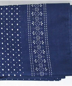 Schnupftuch 510 Blau Punkte