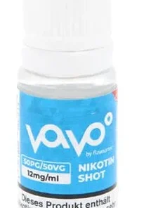 Vavo 10ml Nikotin-Shot 12mg 50PG/50VG
