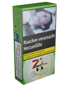 7 Days Platin Tabak 25g – C. App