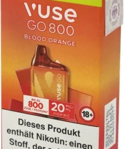 Vuse GO 800 Einweg E-Zigarette BLOOD ORANGE 20mg