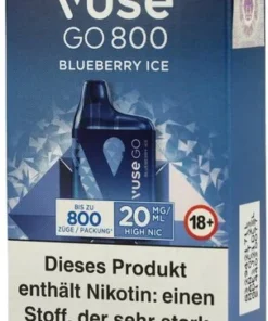 Vuse Go 800 Einweg E-Zigarette Blueberry Ice 20mg