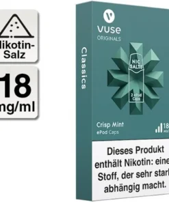 Vuse ePOD Caps Crisp Mint 18mg