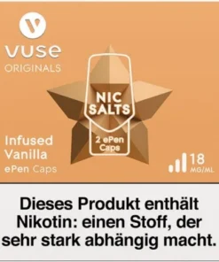 Vuse ePen 3 Caps infused vanilla 18mg Nikotin