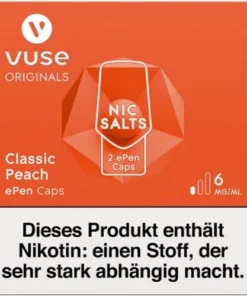 Vuse ePen3 Caps Classic Peach 6mg