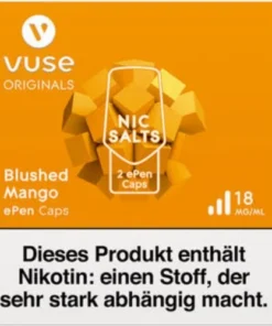 Vype ePen Caps Blushed Mango 18mg