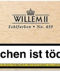 Willem II Zigarillos Fehlfarben 439 Sumatra 50er