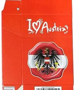 Zigaretten-Faltschachtel Austria Motiv ilove 25er