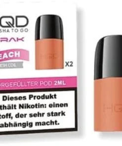 HQD CIRAK 2x2ml Pods Peach 18mg/ml