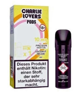 Charlie Lovers Prefilled Pod Coconut Melon 10mg
