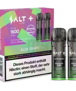 Salt – Plus Lite – Prefilled Pod – 2ml – 2er Pack – Tobacco