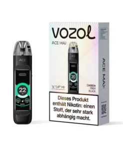 Vozol ACE MAX Pod Kit – Carbon Fiber Black