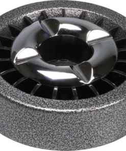 Ascher mit Stern-Einsatz Steinlack grau/chrom
