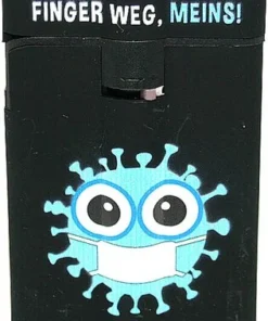 Easy Torch Power Flat Finger Weg Meins! blau Feuerzeug