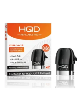 HQD Pod | Cirak 2 | 2x Refillable Pod