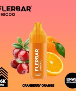 Flerbar D16000 | Cranberry Orange | 10ml+2ml