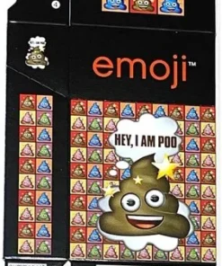 Zigaretten-Faltschachtel Emoji Poo Motiv 25er