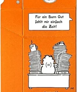 Zigaretten-Faltschachtel sheepworld Für ein Burn Out Motiv 20er