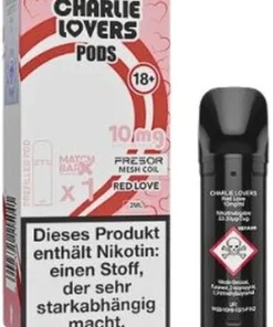Charlie Lovers Prefilled Pod Red Love 10mg