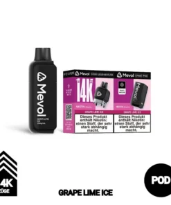 Mevol S7000 | POD | Grape Lime Ice