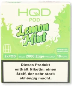 HQD CIRAK 2 Pod Lemon Mint 2x2ml 18mg/ml
