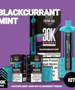 Al Fakher 30k Hypermax | KIT | Blackcurrant Mint