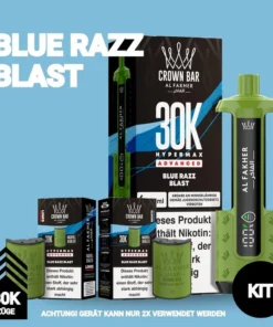 Al Fakher 30k Hypermax | KIT | Blue Razz Blast