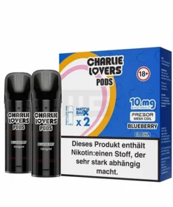 Charlie Lovers – Prefilled Pods – 2ml – 2er Pack – Bubblegum 10mg
