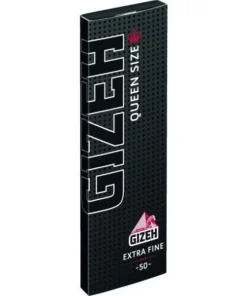 Gizeh Blättchen Black Queen Size (50 Blatt)