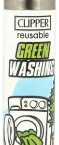 Clipper Feuerzeug Green 3v4 GREEN WASHING
