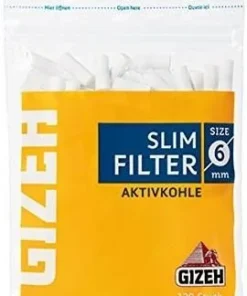 Gizeh Filter Slim Filter Aktivkohle (120 Filter)