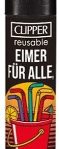 Clipper Feuerzeug Malle 1v4 EIMER FÜR ALLE. ALLE FÜR MALLE!