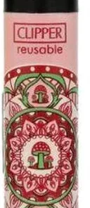 Clipper Feuerzeug Mandala 7 2v4 Mandala mit Pilz