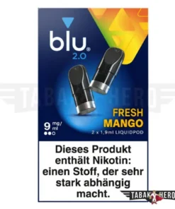Blu 2.0 Mango Vape Pods 9mg (1×2 Stück)
