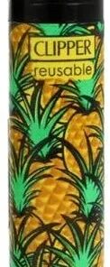 Clipper Feuerzeug Mix Pattern 4v4 Ananas