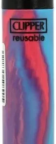 Clipper Feuerzeug Nebula Mix 2 1v4 Hellblau-Pink