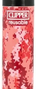 Clipper Feuerzeug Red Camouflage 4v4 Tarnmuster Nr.4