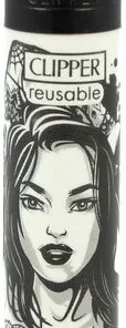 Clipper Feuerzeug Tattoo Girls 4v4 Tätowierte Frau