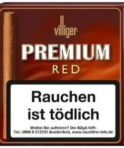 Villiger Premium Red Vanille Zigarillos ohne Filter (20 Stück)