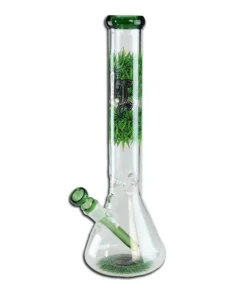 Bong Glas BLACK LEAF Kolben 40 cm Ø 130/51 mm Schliff 18,8/14,5 mm