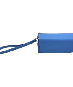 Etui für Iqos hellblau PVC 2 Fächer mit Schlaufe innen