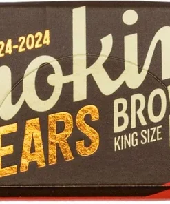 SMOKING KINGSIZE BROWN Zigtt.-Papier + Tips (je 24 Hf.)